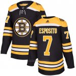 Camiseta Hockey Boston Bruins 7 Phil Esposito Autentico Classic Negro