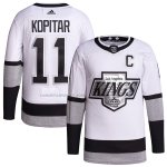 Camiseta Hockey Los Angeles Kings Anze Kopitar 2021-22 Alterno Autentico Blanco