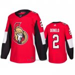Camiseta Hockey Ottawa Senators Dylan Demelo Primera Autentico Rojo