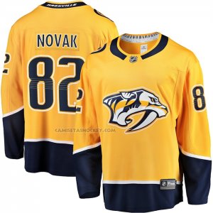 Camiseta Hockey Nashville Predators Tommy Novak Primera Breakaway Oro