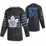 Camiseta Hockey Toronto Maple Leafs Auston Matthews Autentico 2020 All Star Gris