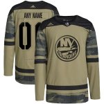 Camiseta Hockey New York Islanders Personalizada Military Appreciation Team Autentico Practice Camuflaje