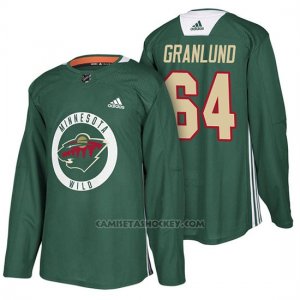Camiseta Minnesota Wild Mikael Granlund New Season Practice Verde