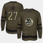 Camiseta New York Islanders Anders Lee Camo Salute To Service