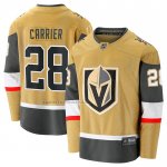 Camiseta Hockey Vegas Golden Knights William Carrier Primera Breakaway Oro