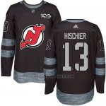 Camiseta Hockey Hombre New Jersey Devils 13 Hischer Negro