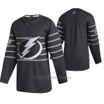Camiseta Hockey Tampa Bay Lightning Autentico 2020 All Star Gris
