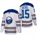 Camiseta Hockey Nino Buffalo Sabres 15 Jack Eichel Blanco Autentico Stitched