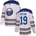 Camiseta Hockey Buffalo Sabres 19 Jake Mccabe Autentico 2018 Winter Classic Blanco