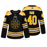 Camiseta Hockey Mujer Boston Bruins 40 Tuukka Rask Bruins Negro Autentico Jugador