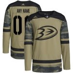 Camiseta Hockey Anaheim Ducks Personalizada Military Appreciation Team Autentico Practice Camuflaje