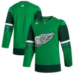 Camiseta Hockey Detroit Red Wings 2023 St. Patrick's Day Autentico Verde