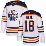 Camiseta Hockey Edmonton Oilers 18 James Neal Road Autentico Blanco