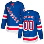 Camiseta Hockey Hombre New York Rangers Primera Personalizada Azul