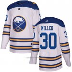 Camiseta Hockey Buffalo Sabres 30 Ryan Miller Autentico 2018 Winter Classic Blanco