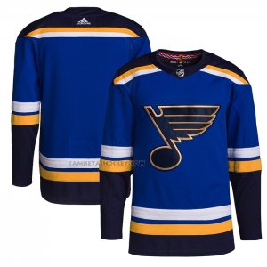 Camiseta Hockey St. Louis Blues Primera Autentico Azul
