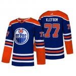 Camiseta Edmonton Oilers Oscar Klefbom Alternato Adidas Autentico Azul