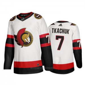 Camiseta Hockey Ottawa Senators Brady Tkachuk Segunda 2020-21 Blanco