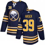 Camiseta Hockey Buffalo Sabres 39 Dominik Hasek Autentico Azul