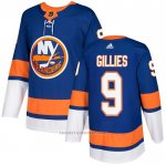 Camiseta Hockey New York Islanders Clark Gillies Primera Autentico Azul