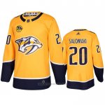 Camiseta Hockey Nashville Predators Miikka Salomaki Primera Amarillo