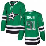Camiseta Hockey Dallas Stars Tyler Seguin Drift Fashion Verde