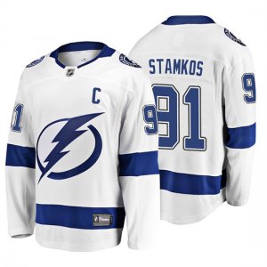 Camiseta Tampa Bay Lightning Steven Stamkos 2019 Away Breakaway Blanco