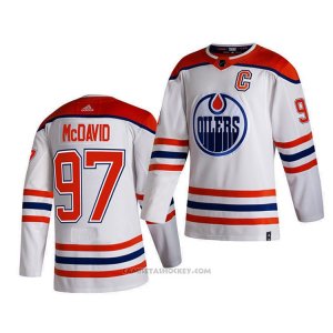 Camiseta Hockey Edmonton Oilers Mcdavid Blanco