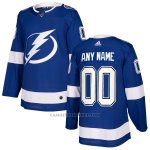 Camiseta Hockey Hombre Tampa Bay Lightning Primera Personalizada Azul