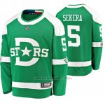 Camiseta Hockey Dallas Stars Andrej Sekera Breakaway Jugador 2020 Winter Classic Verde