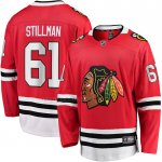 Camiseta Hockey Chicago Blackhawks Riley Stillman Primera Breakaway Rojo