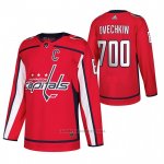 Camiseta Hockey Washington Capitals Alexander Ovechkin 700 Goals Autentico Rojo