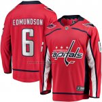 Camiseta Hockey Vegas Washington Capitals Joel Edmundson Primera Breakaway Rojo