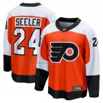 Camiseta Hockey Philadelphia Flyers Nick Seeler Primera Breakaway Naranja
