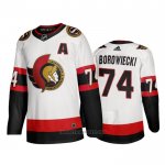Camiseta Hockey Ottawa Senators Mark Borowiecki Segunda 2020-21 Blanco