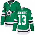 Camiseta Hockey Dallas Stars 13 Mattias Janmark Primera Autentico Verde