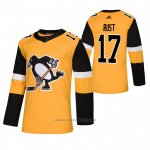 Camiseta Hockey Pittsburgh Penguins Bryan Rust Alterno Autentico Oro