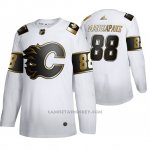 Camiseta Hockey Calgary Flames Andrew Mangiapane Golden Edition Limited Blanco