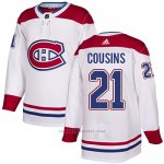 Camiseta Hockey Montreal Canadiens 21 Nick Cousins Road Autentico Blanco