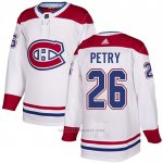 Camiseta Hockey Montreal Canadiens 26 Jeff Petry Road Autentico Blanco