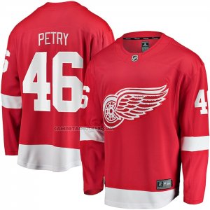 Camiseta Hockey Detroit Red Wings Jeff Petry Primera Breakaway Rojo