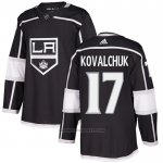 Camiseta Hockey Los Angeles Kings 17 Ilya Kovalchuk Primera Autentico Negro