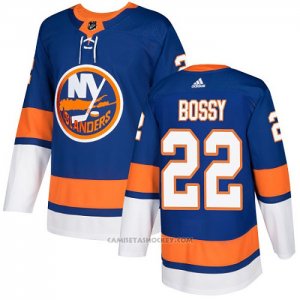 Camiseta Hockey New York Islanders Mike Bossy Primera Autentico Azul