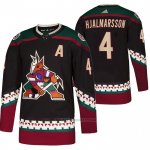 Camiseta Hockey Arizona Coyotes Niklas Hjalmarsson Throwback Kachina Negro