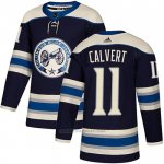 Camiseta Hockey Columbus Blue Jackets 11 Matt Calvert Alterno Autentico Azul