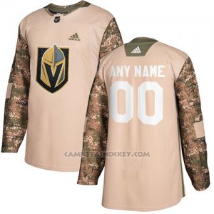 Camiseta Hockey Hombre Vegas Golden Knights Camo Autentico 2017 Veterans Day Stitched Personalizada