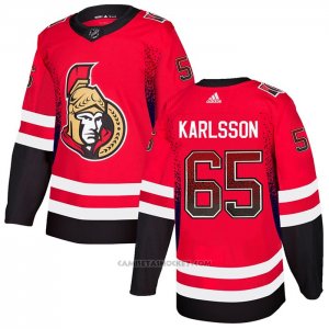 Camiseta Hockey Ottawa Senators Erik Karlsson Drift Fashion Rojo