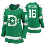 Camiseta Hockey Mujer Dallas Stars Joe Pavelski Breakaway Jugador 2020 Winter Classic Verde
