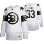 Camiseta Hockey Boston Bruins Zdeno Chara Golden Edition Limited Blanco