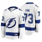 Camiseta Tampa Bay Lightning Adam Erne 2019 Away Breakaway Blanco